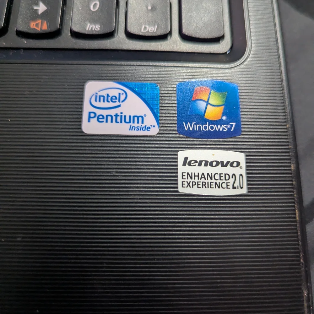 Lenovo black laptop
